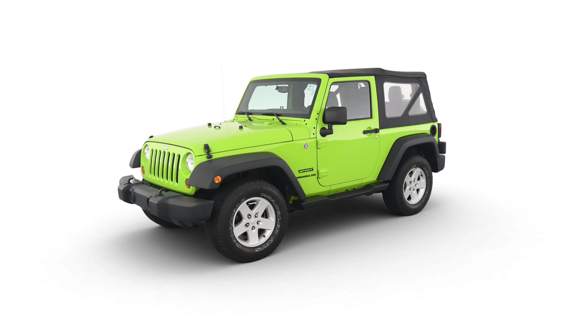 Green online jeep wrangler